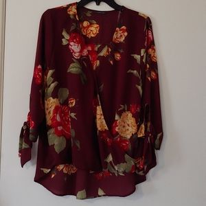 Floral West Kei blouse